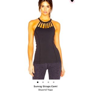 Beyond yoga sunray straps cami